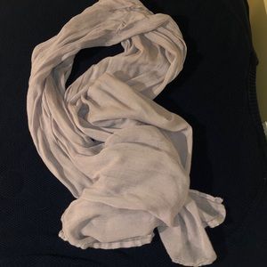 Lavender gray lightweight scarf